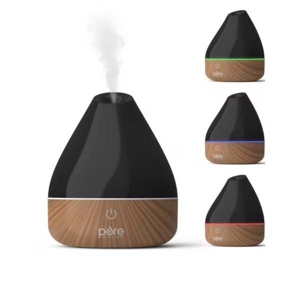 Other - Pure Enrichment PureSpa Aromatherapy Oil Diffuser Natural Wood Color 200 mL NIB